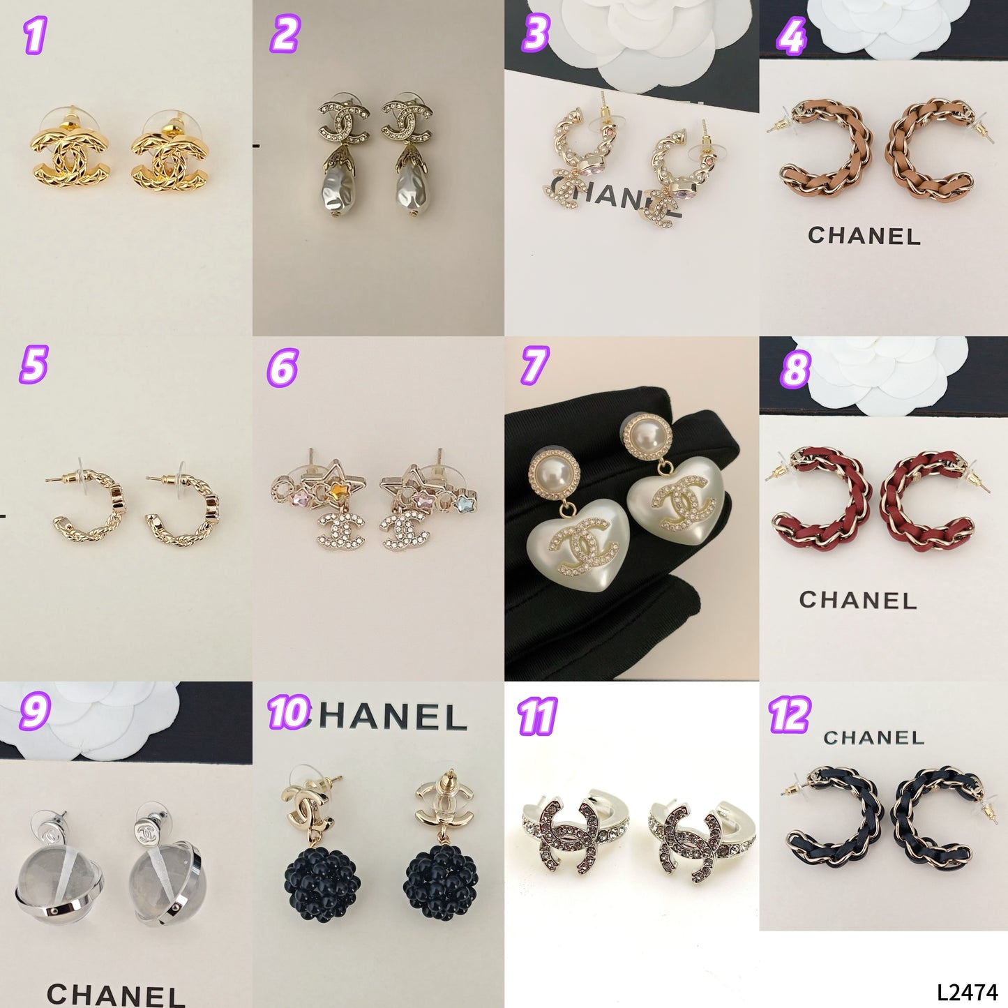 L2474 Luna Stud Earrings