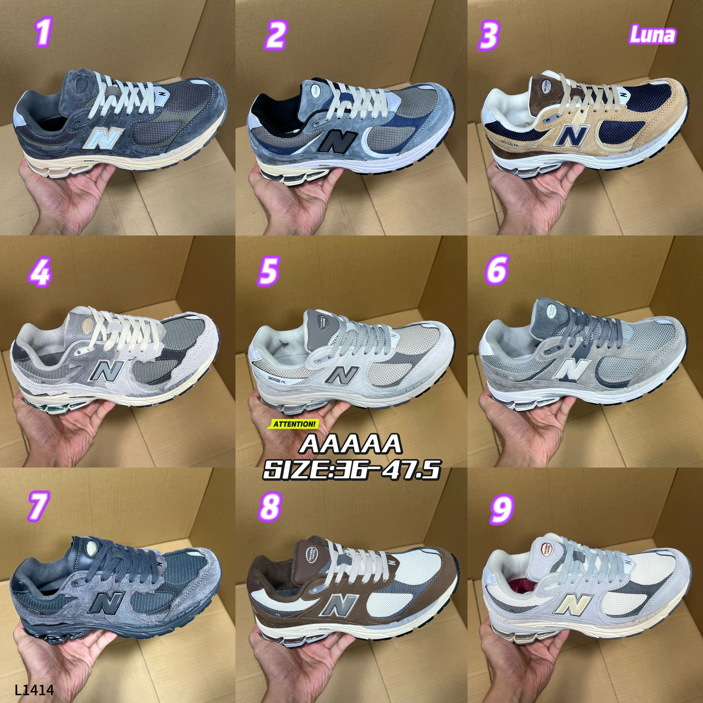 L1414 Luna shoes